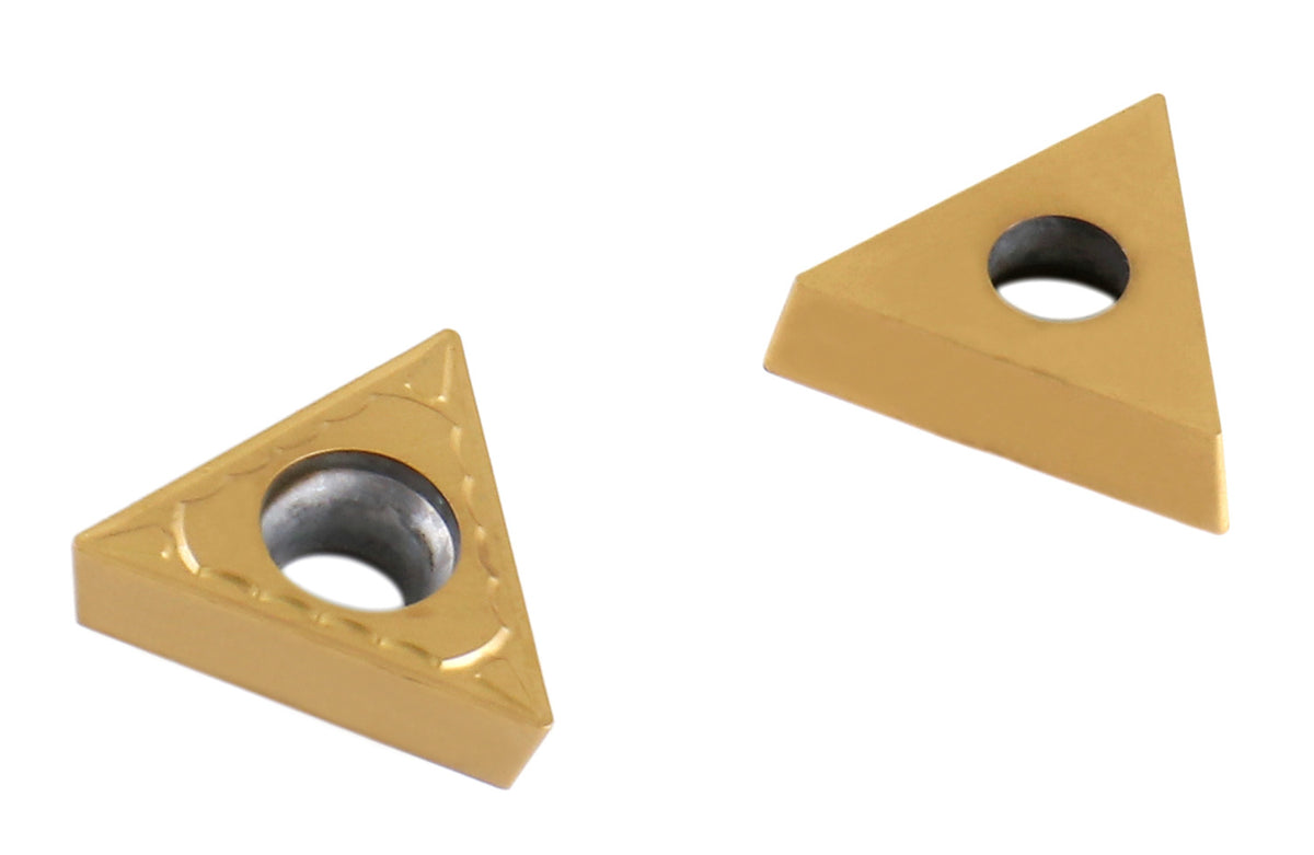Carbide Inserts, TCMT, TiN / CVD Coated, 10 PCS/SET