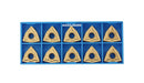 WNMM Carbide Inserts, TiN Coated, 10 Pcs/Set