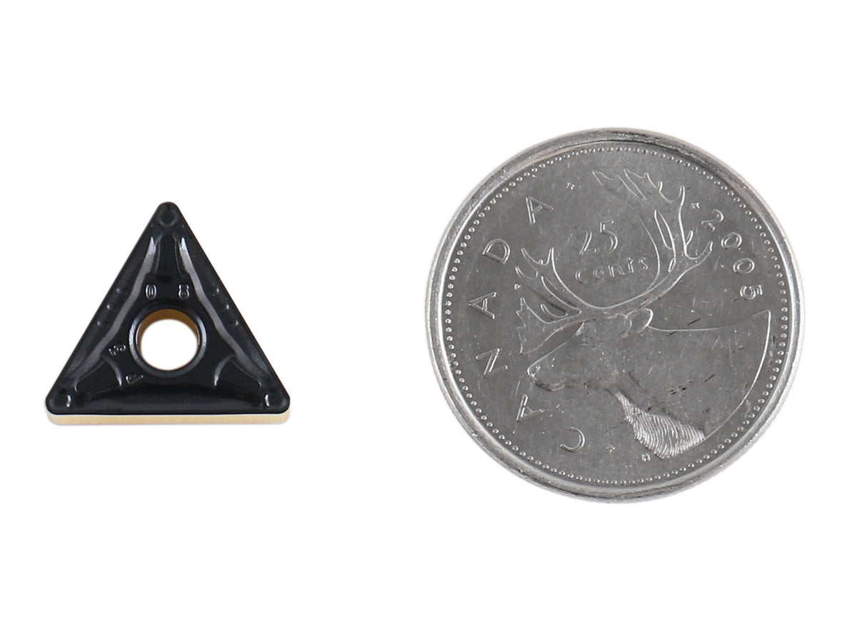 TNMG Carbide Inserts, CVD Coated, Black/Yellow, 10 ps/box