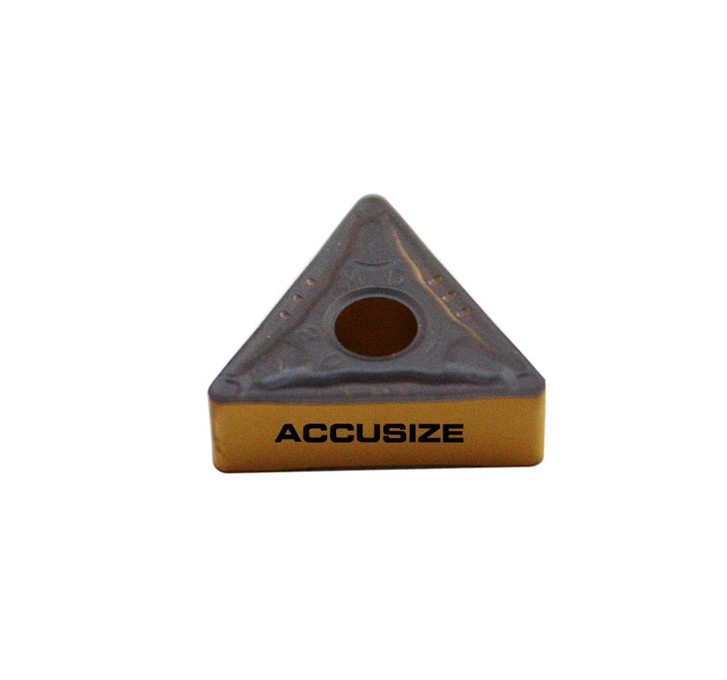 Inserts carbure, Revêtement CVD, TCMT, Noir/Jaune, 10 ps/boîte