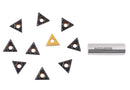 Carbide inserts, CVD Coating, TCMT, Black/Yellow, 10 ps/box