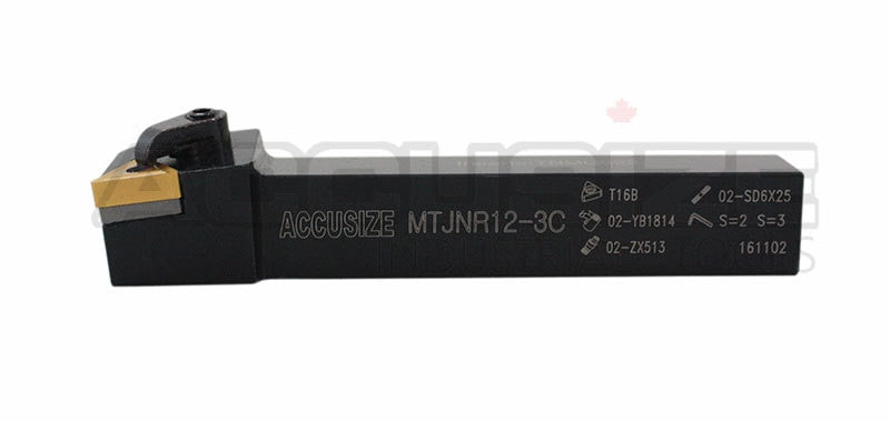 MTFN R/L Toolholders with Carbie TNMG Inserts, Right-Hand and Left-Hand Available