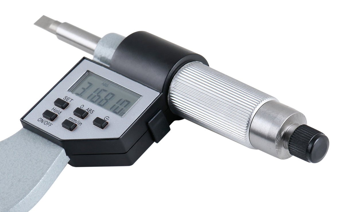 3-4'' by 0.00005'' Blade Electronic Digital Micrometer Abs/Inc Interchangeable, 2312-4010