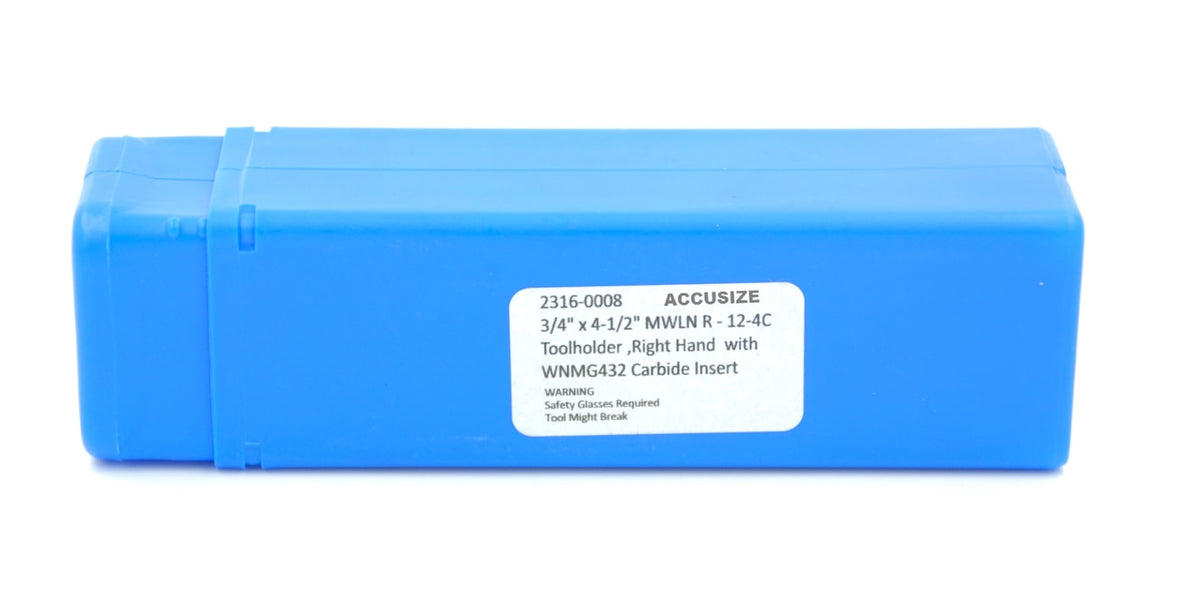 Porte-outils MWLN R/L avec inserts en carbure WNMG