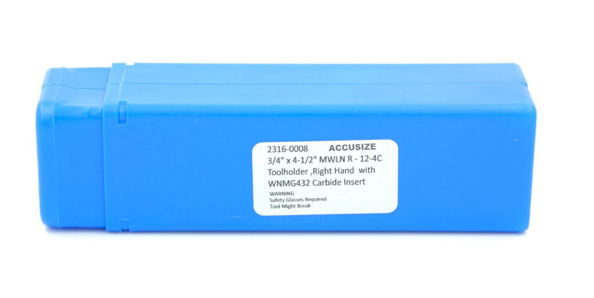 Porte-outils MWLN R/L avec 10 inserts en carbure supplémentaire WNMG