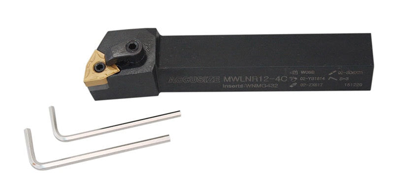 Porte-outils MWLN R/L avec inserts en carbure WNMG