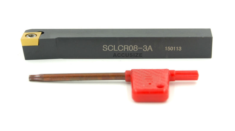 Porte-outils SCLC R/L avec Extra 10 inserts en carbure CCMT avec revêtement CVD