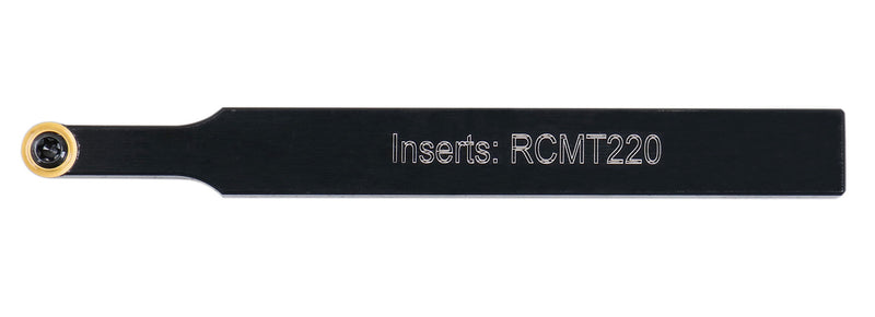 3/8 by 4'' Srdcn Indexable Toolholder for Rcmt220 Inserts, 2376-0006