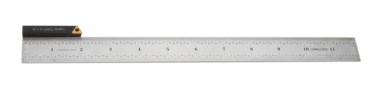 5/16'' by 2'' Oal 5 Pc Indexable Turning Tool Set with Tcmt1.8(1.5) Carbide Inserts, 2380-5042