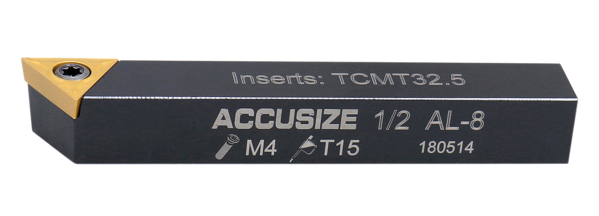 1/2'' 5 Pc Indexable Turning Tool Set, 2380-5082