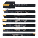 1/4'' Shank 7 Pc Indexable Carbide Turning Tool Set in Fitted Box, 2387-2001