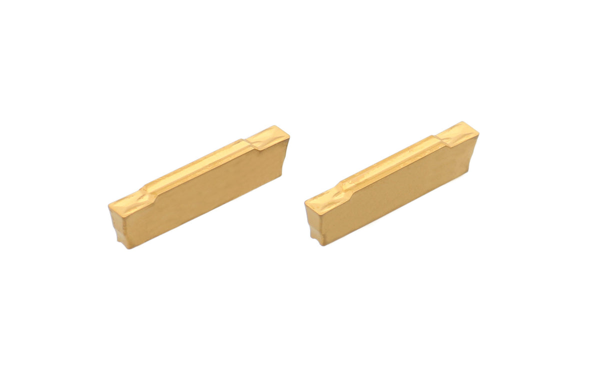 2 pièces de chaque type d'inserts en carbure pour les jeux d'outils de tournage en carbure Accusize 7ps indexables, enduit CVD et revêtu d'étain, total de 10 pièces