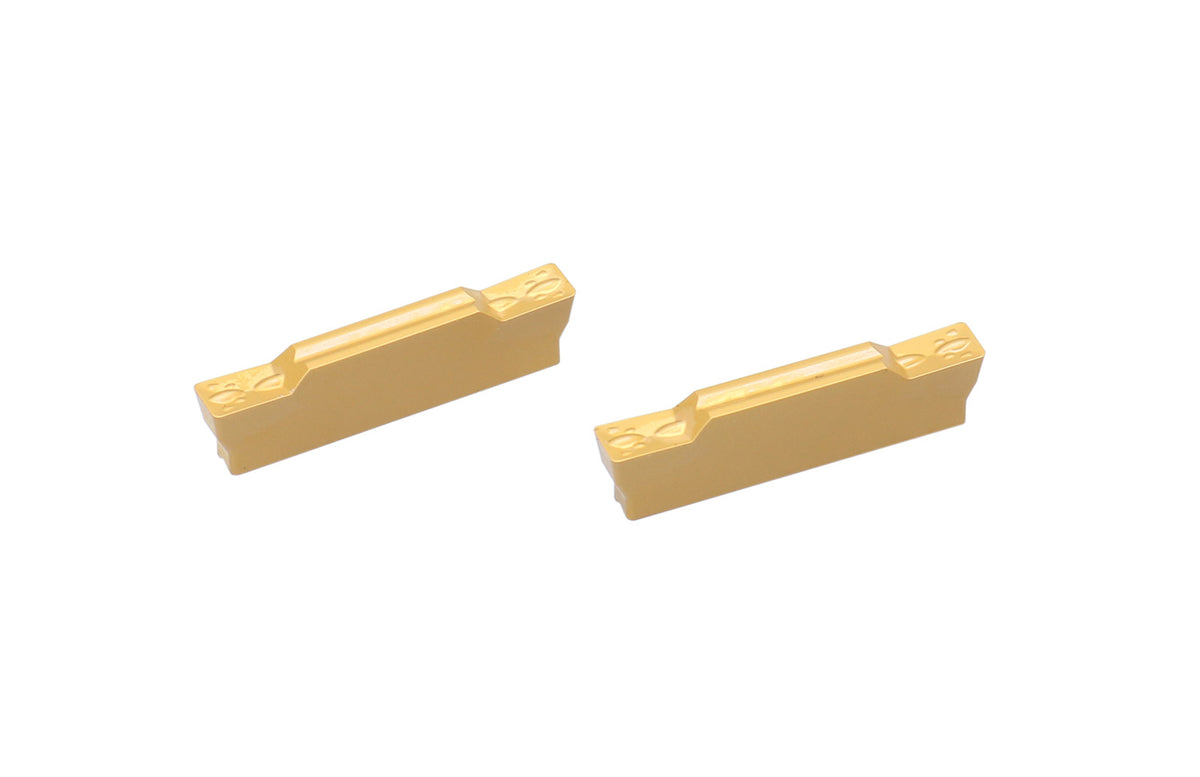 2 pièces de chaque type d'inserts en carbure pour les jeux d'outils de tournage en carbure Accusize 7ps indexables, enduit CVD et revêtu d'étain, total de 10 pièces