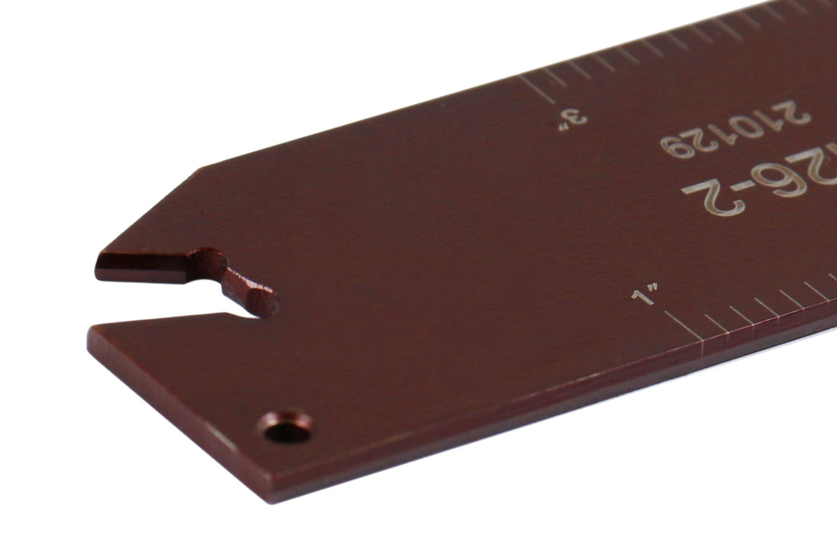 0.087''-0.094'' by 4.33'' Ncih26-2 Vernier Positive Stop Adjustable Blades for Gtn-2 Inserts, 2402-0004