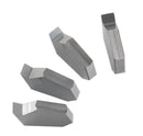 Self-Lock Carbide Cut-off GTN Carbide Inserts, 0 Degree Angle, for Cutting Steel, Aluminum or Stainless Steel 10Pcs/Set