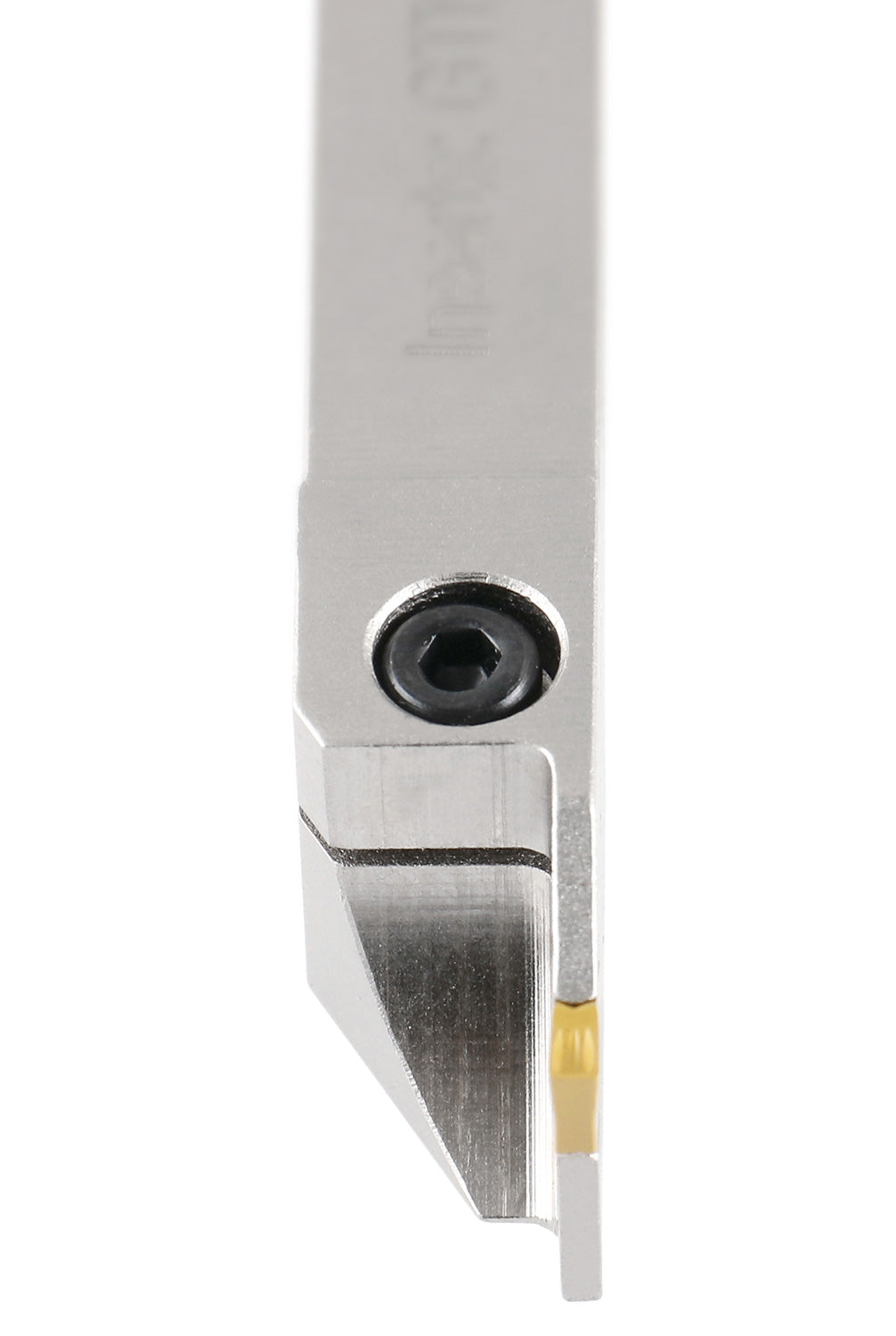 3/8'' by 1/2'' Heavy Duty Indexable Grooving/Parting Holder with a Gtn-2 Tin Coated Carbide Insert, 2415-5022