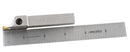 3/8'' by 1/2'' Heavy Duty Indexable Grooving/Parting Holder with a Gtn-2 Tin Coated Carbide Insert, 2415-5022