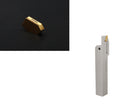 Porte-rainures et coupures indexables robustes avec embouts GTN extra 10 enrobés en carbure étN, 3/8", 1/2', 3/4", & 1", main droite