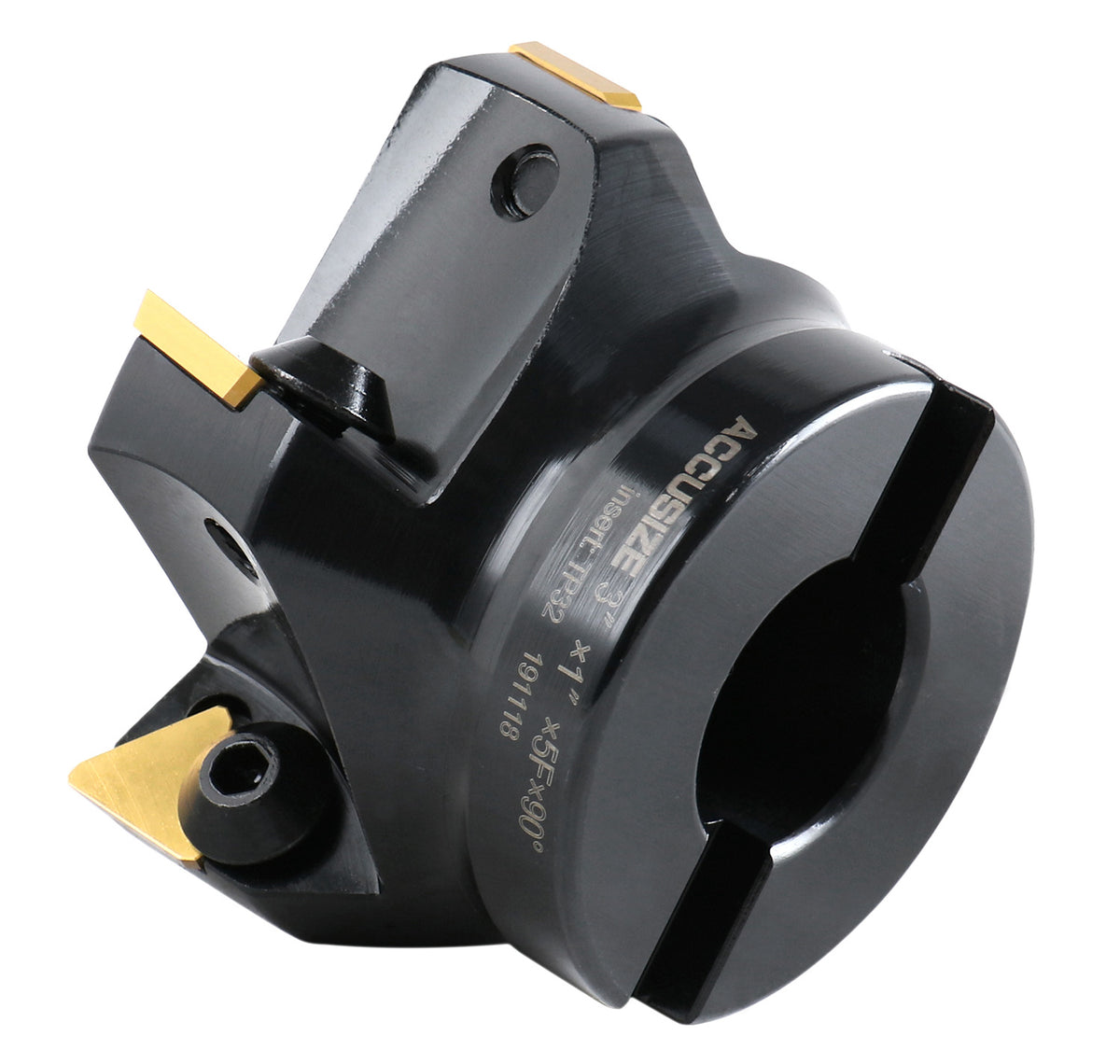 3 inch Indexable Face Milling Cutter 90 Degree, Positive Rake with Tpg322, 2508-0018