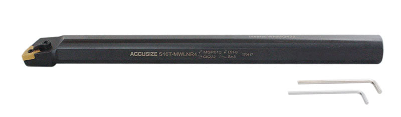 S-MWLN Barres d'alésage robustes avec insert WNMG 43 (corps en oxyde), droite et gauche