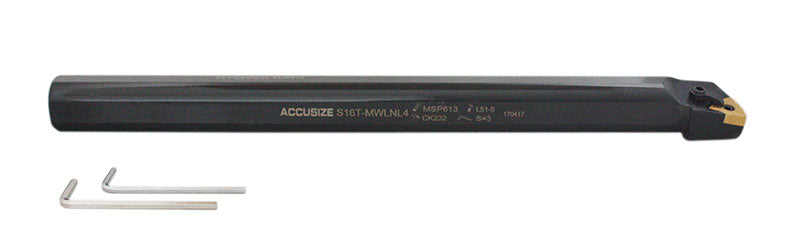 S-MWLN Barres d'alésage robustes avec insert WNMG 43 (corps en oxyde), droite et gauche