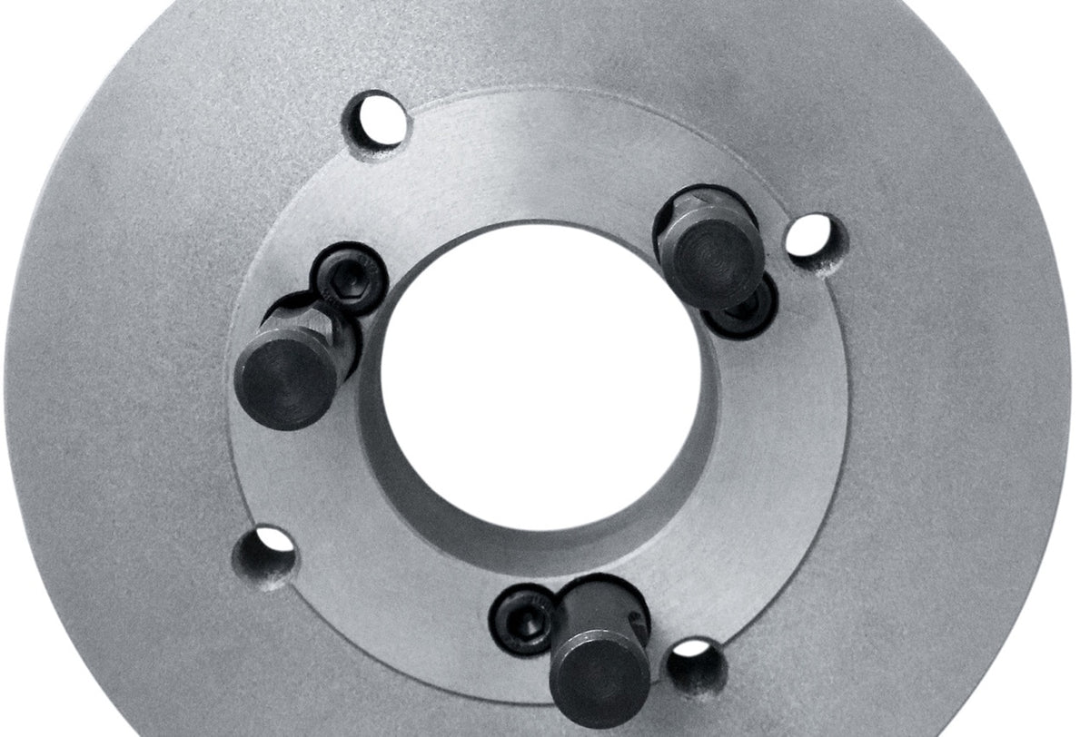 Fully Machined Lathe Chuck Back Plate, D1 Type Adapter for Most 4 Jaw Independent Chucks