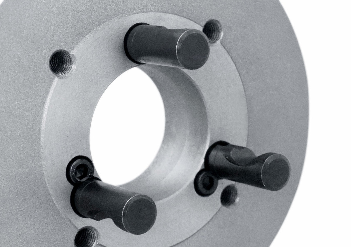 Fully Machined Lathe Chuck Back Plate, D1 Type Adapter for Most 4 Jaw Independent Chucks