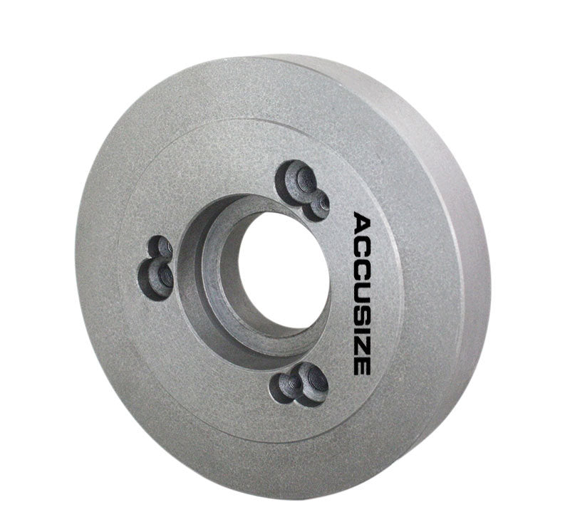 Fully Machined Lathe Chuck Back Plate, D1 Type Adapter for Most 4 Jaw Independent Chucks