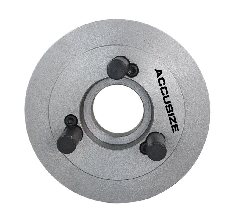 Fully Machined Lathe Chuck Back Plate, D1 Type Adapter for Most 4 Jaw Independent Chucks