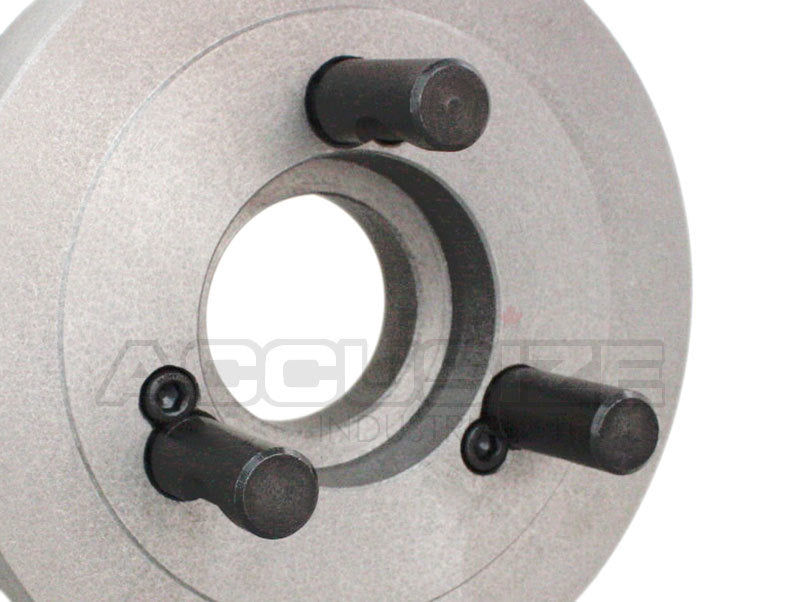 Fully Machined Lathe Chuck Back Plate, D1 Type Adapter for Most 4 Jaw