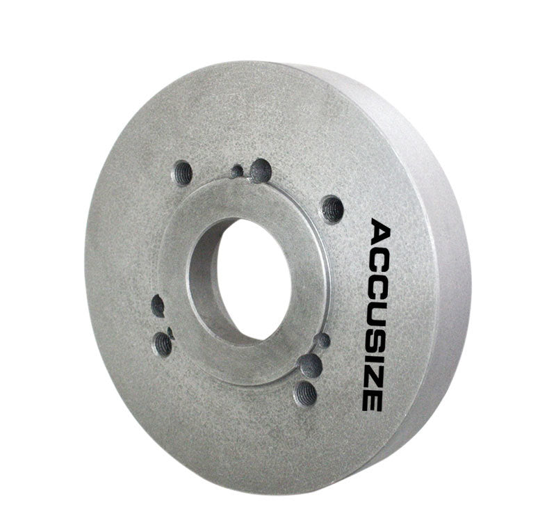 Fully Machined Lathe Chuck Back Plate, D1 Type Adapter for Most 4 Jaw Independent Chucks