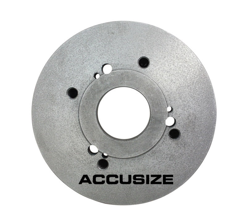 Fully Machined Lathe Chuck Back Plate, D1 Type Adapter for Most 4 Jaw Independent Chucks