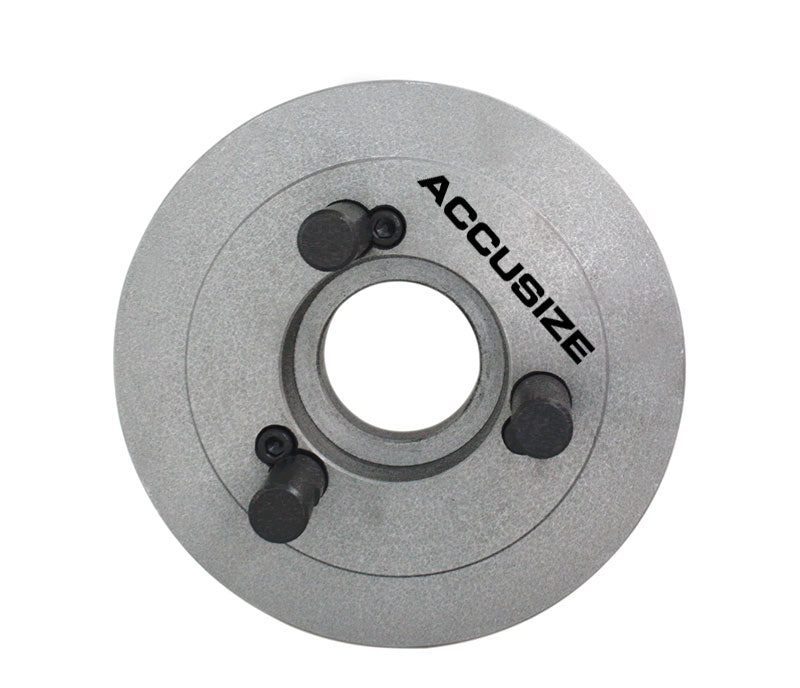 Fully Machined Lathe Chuck Back Plate, D1 Type Adapter for Most 4 Jaw