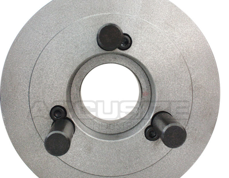 Fully Machined Lathe Chuck Back Plate, D1 Type Adapter for Most 4 Jaw