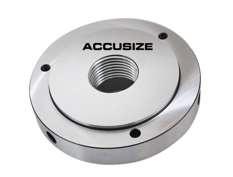 5" Semi Finished Threaded Back Plate for 5C Collet Chuck