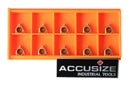 AG60, A60, Carbide Threading Inserts, TiN Coated, 10 Pcs/Box