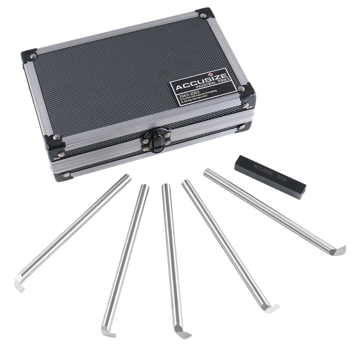 5/16'' 6 Pcs Hss Internal Threading and Boring Tool Sets, 2663-2002