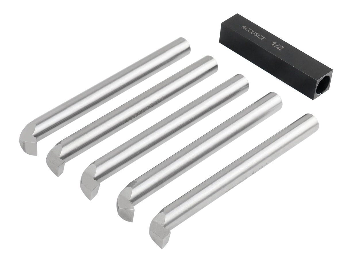1/2 inch 6 pc H.S.S. Internal Threading and Boring Tool Sets, 2663-2004