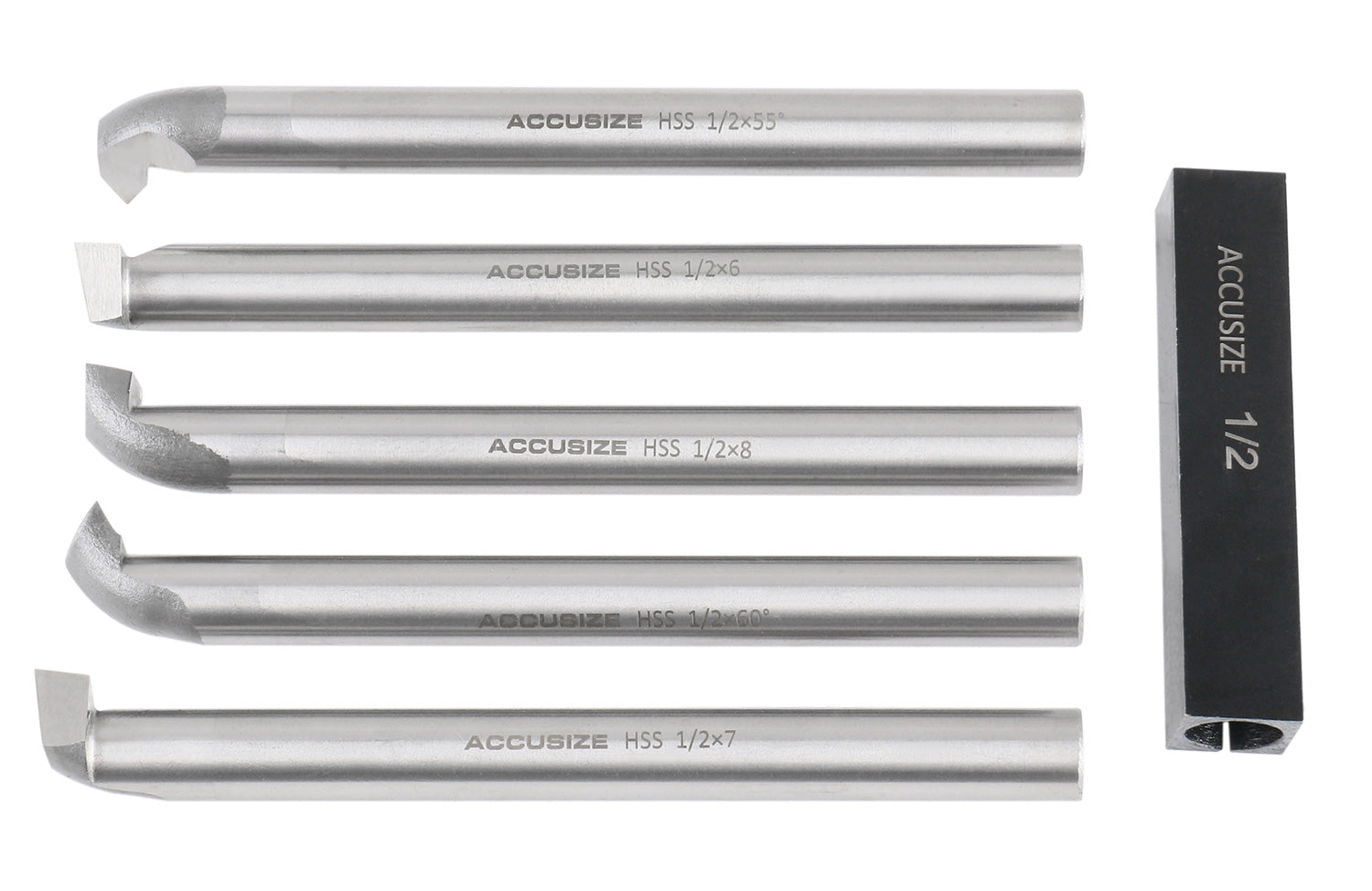 6pc H.S.S. Internal Threading & Boring Tool Set, 1/4