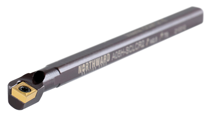 5/16'' by 4.000'' Oal, Rh Sclcr Coolant Through Indexable Boring Bar with Ccmt 21.5 Carbide Inserts, 2800-0034