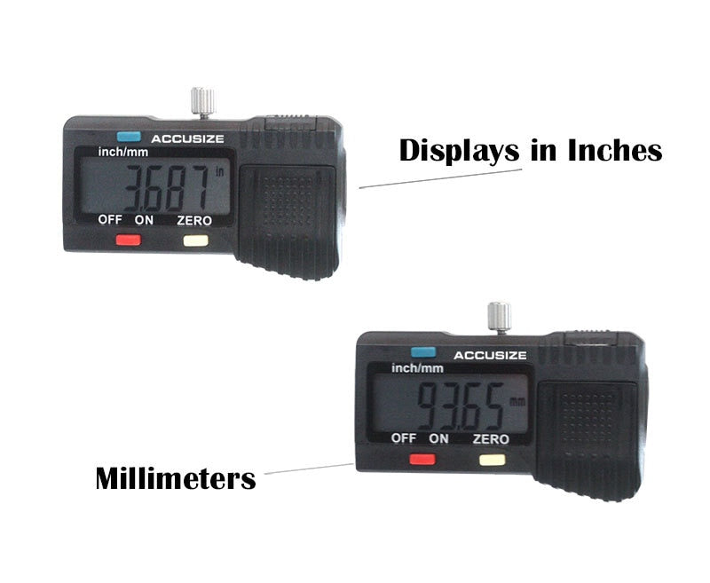 0-6" x 0.001" / 0-150 x 0.01 mm Electronic Digital Height Gauge, 0.0005" Resolution, #0281-0115
