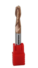 Fraises en carbure massif à 2 cannelures