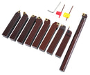 1" 9 Pieces/Set, Indexable Carbide Turning Tools and Boring Bar,  2988-0001