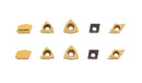 Accusize Industrial Tools 2 Pc of Each Kind of Carbide Inserts for 2988-0012, CVD Coated and Tin Coated, Total 10 Pieces, 2988-0012Inserts