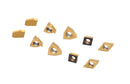 Accusize Industrial Tools 2 Pc of Each Kind of Carbide Inserts for 2988-0012, CVD Coated and Tin Coated, Total 10 Pieces, 2988-0012Inserts