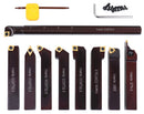 3/4" 9 Pieces/Set, Indexable Carbide Turning Tools and Boring Bar, 2988-0034