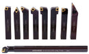 3/4" 9 Pieces/Set, Indexable Carbide Turning Tools and Boring Bar, 2988-0034