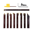 3/8" 9 pièces/jeu, outils de tournage en carbure indexables et barre d'alésage, 2988-0038