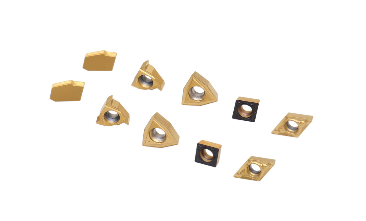 Accusize Industrial Tools 2 Pc of Each Kind of Carbide Inserts for 2988-0038, CVD Coated and Tin Coated, Total 10 Pieces, 2988-0038Inserts