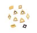Accusize Industrial Tools 2 Pc of Each Kind of Carbide Inserts for 2988-0038, CVD Coated and Tin Coated, Total 10 Pieces, 2988-0038Inserts
